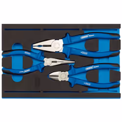 Heavy Duty Plier Set in 1/4 Drawer EVA Insert Tray (3 Piece)