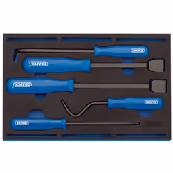 Scraper and Remover Set in 1/4 Drawer EVA Insert Tray (5 Piece)