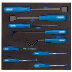Scraper, Hook and Pick Set in 1/2 Drawer EVA Insert Tray (9 Piece)
