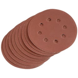 Hook and Loop Sanding Discs, 125mm, 240 Grit (Pack of 10)