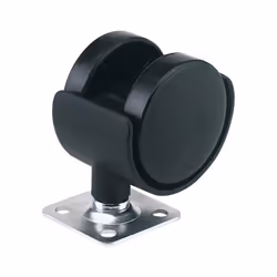 40mm Dia. Twin Nylon Castor - S.W.L 25Kg