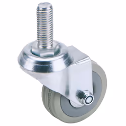 Swivel Bolt Fixing Rubber Castor, 100mm Diameter, S.W.L. 80kg