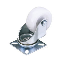 100mm Dia. Swivel Plate Fi x ing Nylon Wheel - S.W.L. 125Kg