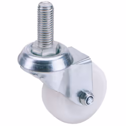 Swivel Bolt Fixing Nylon Wheel, 100mm Diameter, S.W.L. 125kg