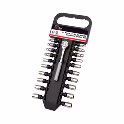 1/4" Sq. Dr. MM/AF Combined Socket Set (21 Piece)