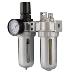 1/4"" BSP Combined Filter/Regulator/Lubricator Unit
