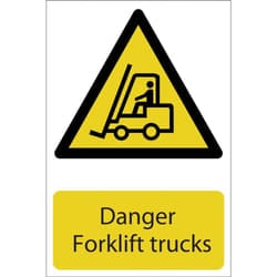 Danger Forklift Trucks