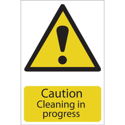 Caution Cleaning