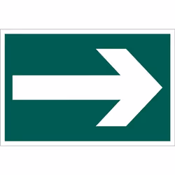 Arrow Symbol' Safety Sign