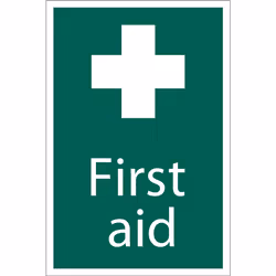 First Aid' Safety Sign, 200 x 300mm