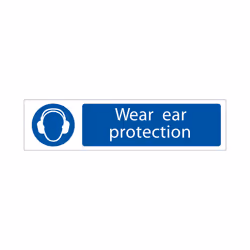 DRAPER 'Ear Protection' Mandatory Sign [73158]