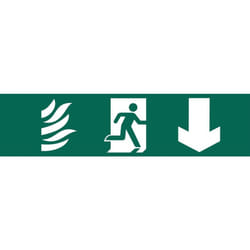 Running Man Arrow Down