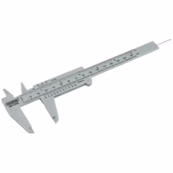 Plastic Vernier Caliper, 0 - 150mm or 6""