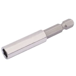 Magnetic Bit Holder, 60mm, 1/4"" (F) x 1/4"" (M)