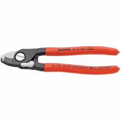 Knipex 95 41 165SBE Copper or Aluminium Only Cable Shear with Sprung Handles, 165mm