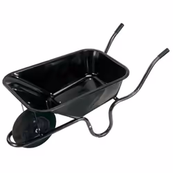 Metal Tray Contractors Wheelbarrow, 85L