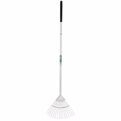 Stainless Steel Soft Grip Lawn Rake