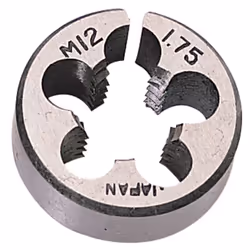Coarse Circular Die, 1"" Outside Diameter, 12mm