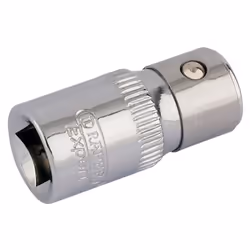 Screwdriver Bit Holding Socket, 1/4"" Sq. Dr. x 1/4"" Hexagon