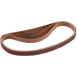 Aluminium Oxide Abrasive Belts, 13 x 457mm, 240 Grit
