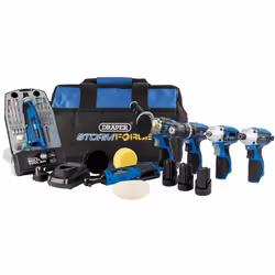 Draper Storm Force&#174; 10.8V Power Interchange Kit (11 Piece)