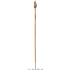 Draper Heritage Stainless Steel Garden Rake with Ash Handle