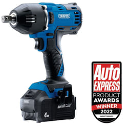 D20 20V Brushless Mid-Torque Impact Wrench, 1/2"" Sq. Dr., 400Nm, 2 x 4.0Ah Batteries, 1 x Charger