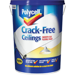Polycell Crack-Free Ceilings Smooth Silk Flexible Paint 5 L