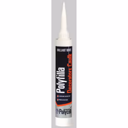 Polycell Polyfilla Decorators Caulk Magnolia 380ml Trade Cartridge - 5085010