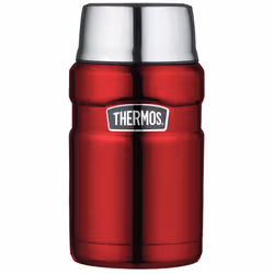 Thermos Stainless King Food Flask, Red, 710 ml