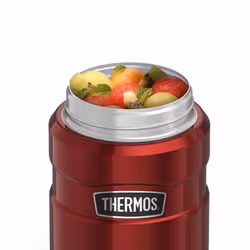 Thermos Stainless King Food Flask, Red, 710 ml