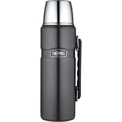 Thermos Stainless King Flask, Gun Metal, 1.2 L
