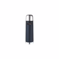 Thermos ThermoCafé Stainless Steel Flask, Hammertone Blue, 1 L