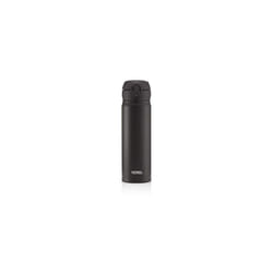 Flask, Stainless Steel, Matt Black, 470 ml