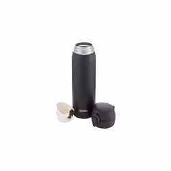 Flask, Stainless Steel, Matt Black, 470 ml