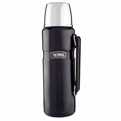 Genuine Thermos 1.2l Stainless Steel King Hot Cold Coffee Tea Storage Flask Blue