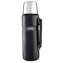 Genuine Thermos 1.2l Stainless Steel King Hot Cold Coffee Tea Storage Flask Blue