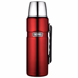 Thermos Stainless King Flask, Red, 1.2 L