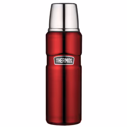 Thermos Stainless King Flask, Red, 470 ml