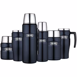 Thermos Stainless King Travel Tumbler, Midnight Blue, 470 ml