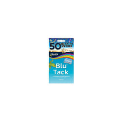 Bostik Blu Tack Blue Re-usable Mastic Putty Handy Size 50% Extra Free 30615681