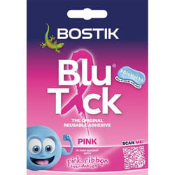 Bostik Blu Tack Original Reusable Adhesive Handy Pack 45g Pink (Pack 1
