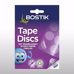 Bostik Ready Cut Tape Discs Clear (Pack 1440) - 30803764