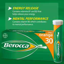 Berocca Orange Energy Vitamin - 30 Tablets