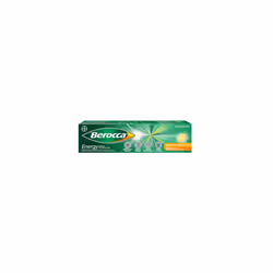 Vitamin C Effervescent Tablets, with Magnesium, Vitamin B12 and Vitamin B Complex (B1, B2, B3, B5, B6, B7, B9 and B12), Orang ...