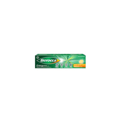 Vitamin C Effervescent Tablets, with Magnesium, Vitamin B12 and Vitamin B Complex (B1, B2, B3, B5, B6, B7, B9 and B12), Orange Flavour Tablets, 15