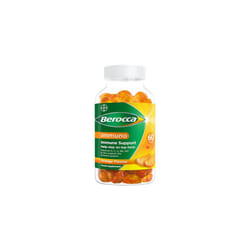 Immuno Gummy Vitamins, Orange Flavour, Bursting with Immune System Supporting nutrients, Vitamins D, C, A, B6, B12 and Mineral zinc All Support The