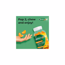 Immuno Gummy Vitamins, Orange Flavour, Bursting with Immune System Supporting nutrients, Vitamins D, C, A, B6, B12 and Mineral zinc All Support The