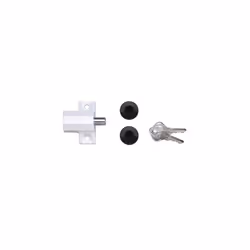 Yale Locks 720114005071 P114 Patio Door Lock White Finish Visi