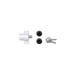 Yale Locks 720114005071 P114 Patio Door Lock White Finish Visi